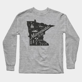 Minnesota State Graphic Long Sleeve T-Shirt